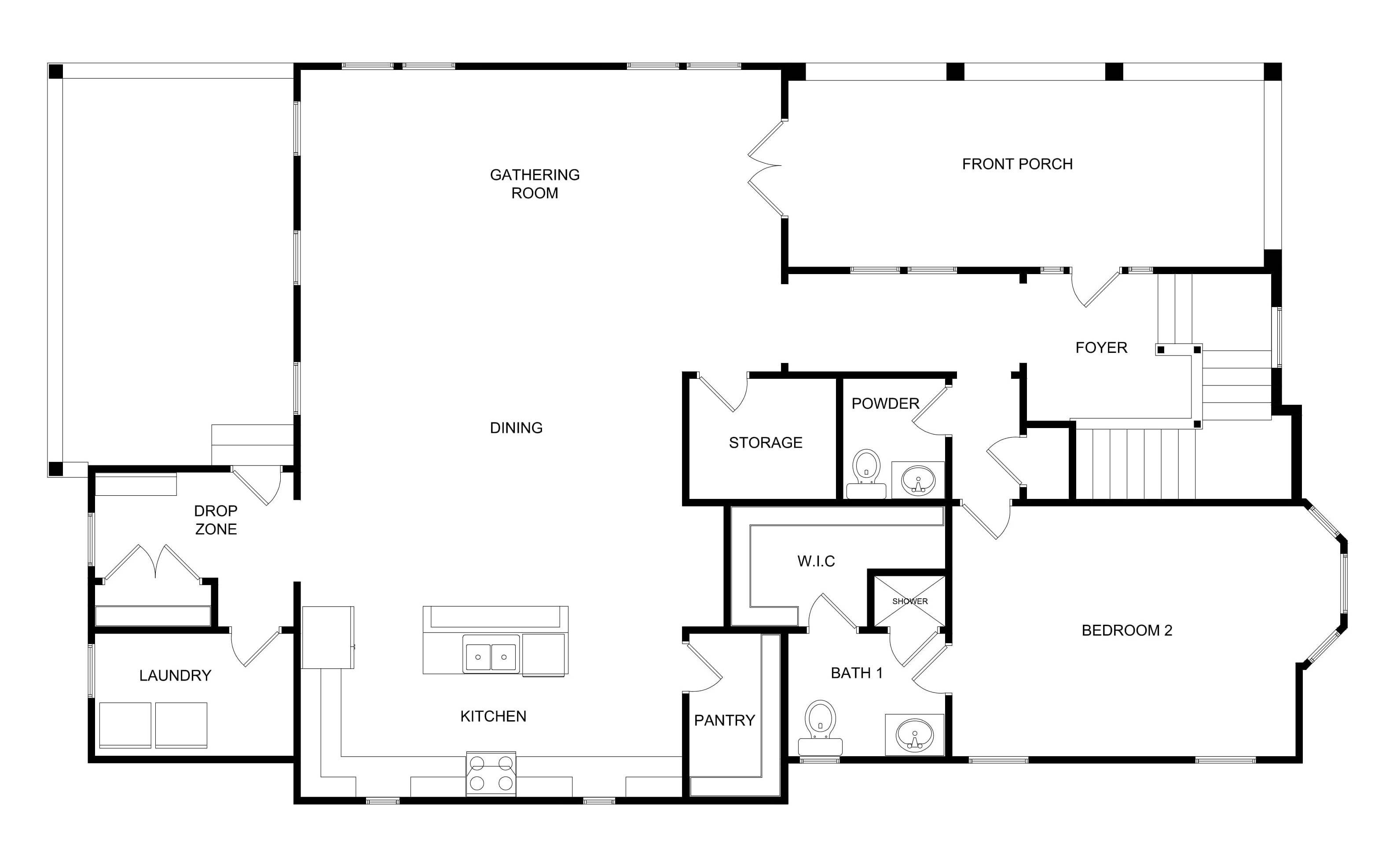 House Plan Drawing Samples Plan Floor 2d Samples Plans Examples