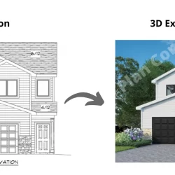 Convert-2D-Elevation-to-3D-Exterior-Rendering