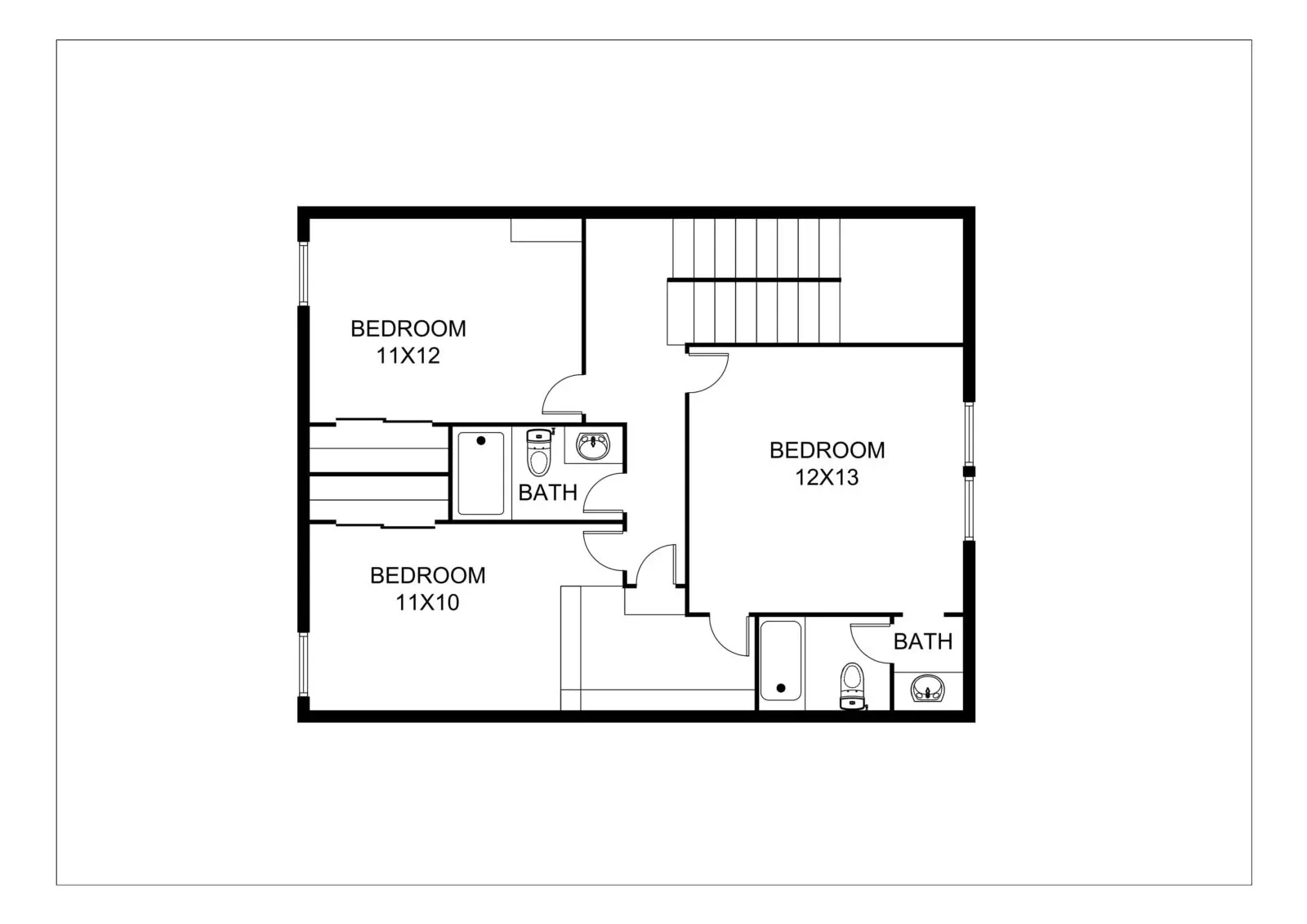 Lexica - 3d small house 1st floor plan design