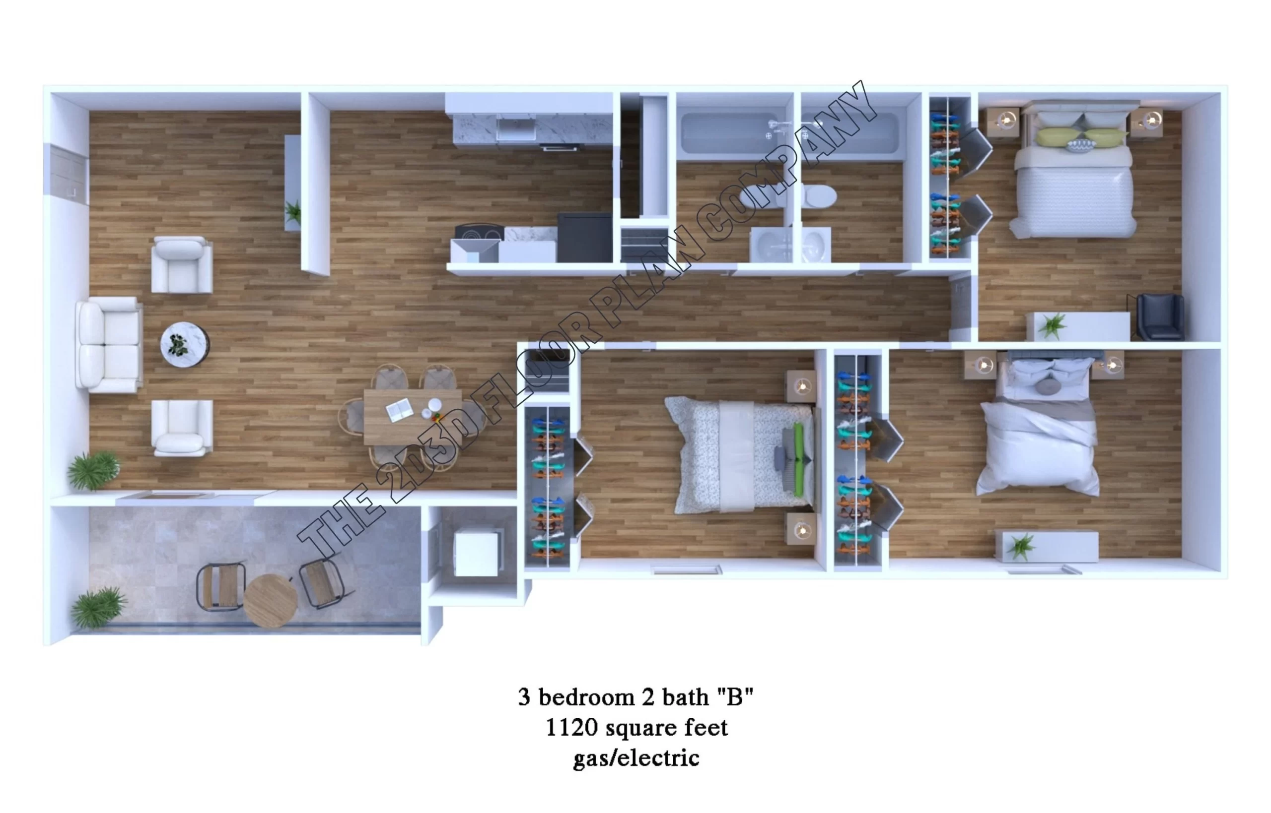 Three-Bedroom-3D-Floor-Plan-Example