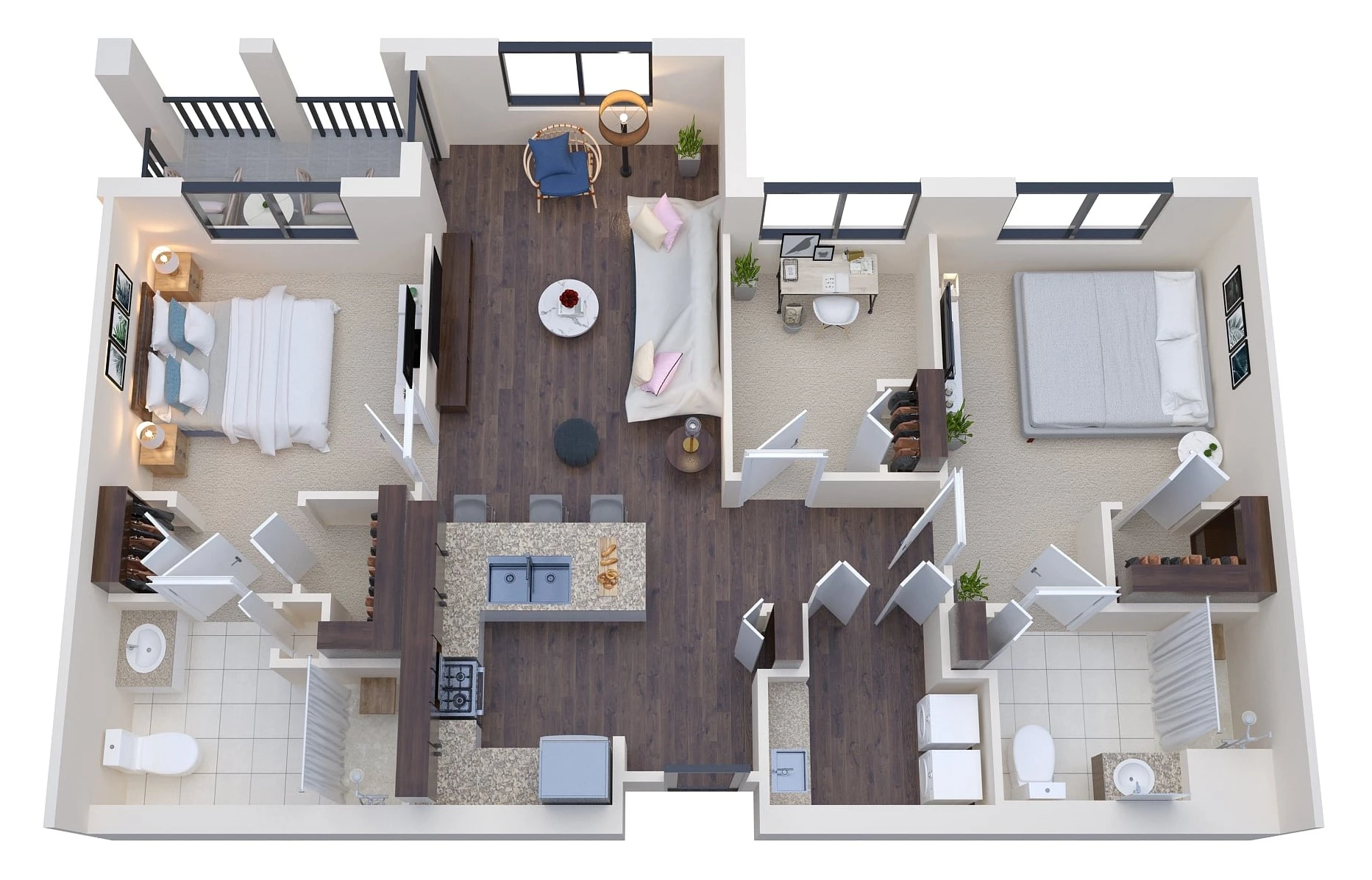 Independent-living-senior-3D-floor-plan-sample