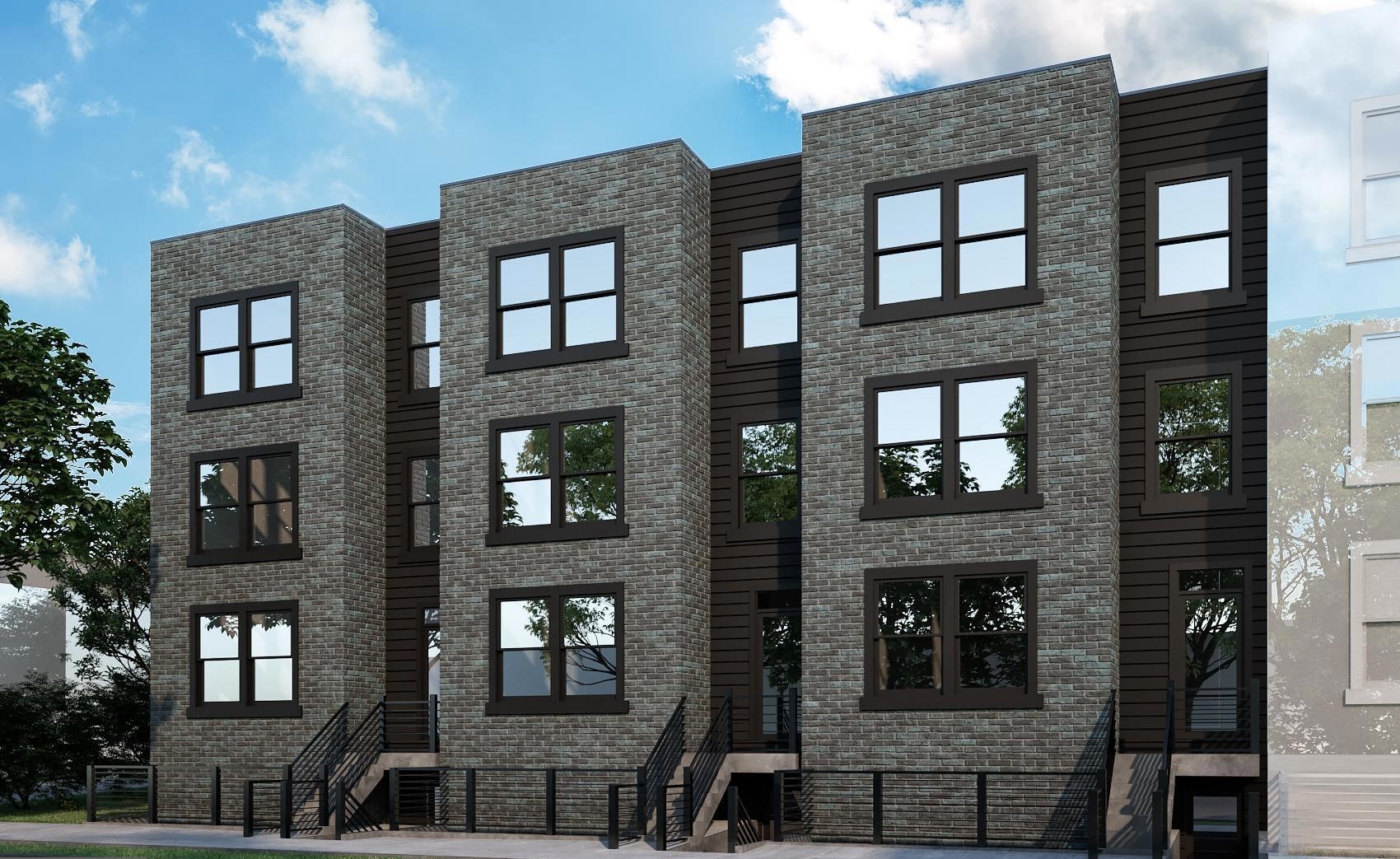 3D-exterior-rendering-two-story-townhome-condominium-washington-dc