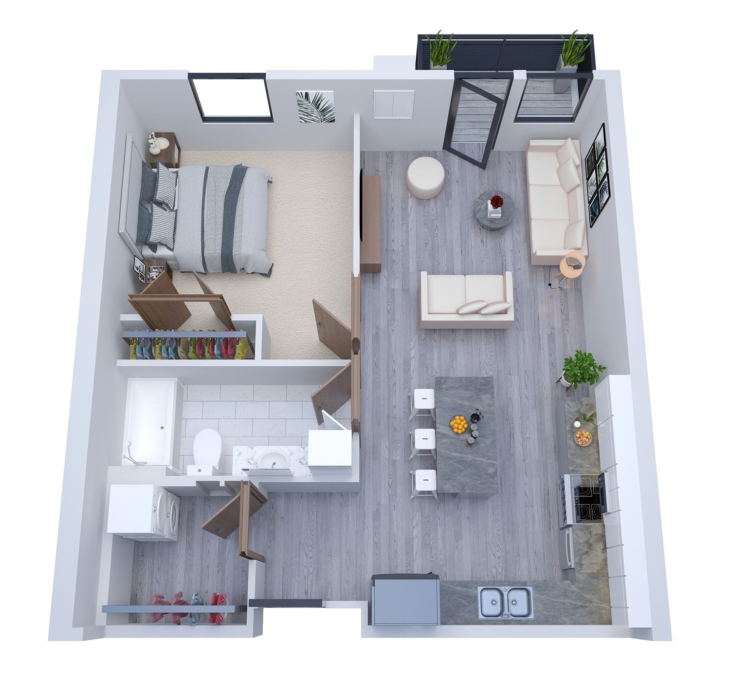 3d-apartment-Floor-Plan-rendering-newark-new-jersey
