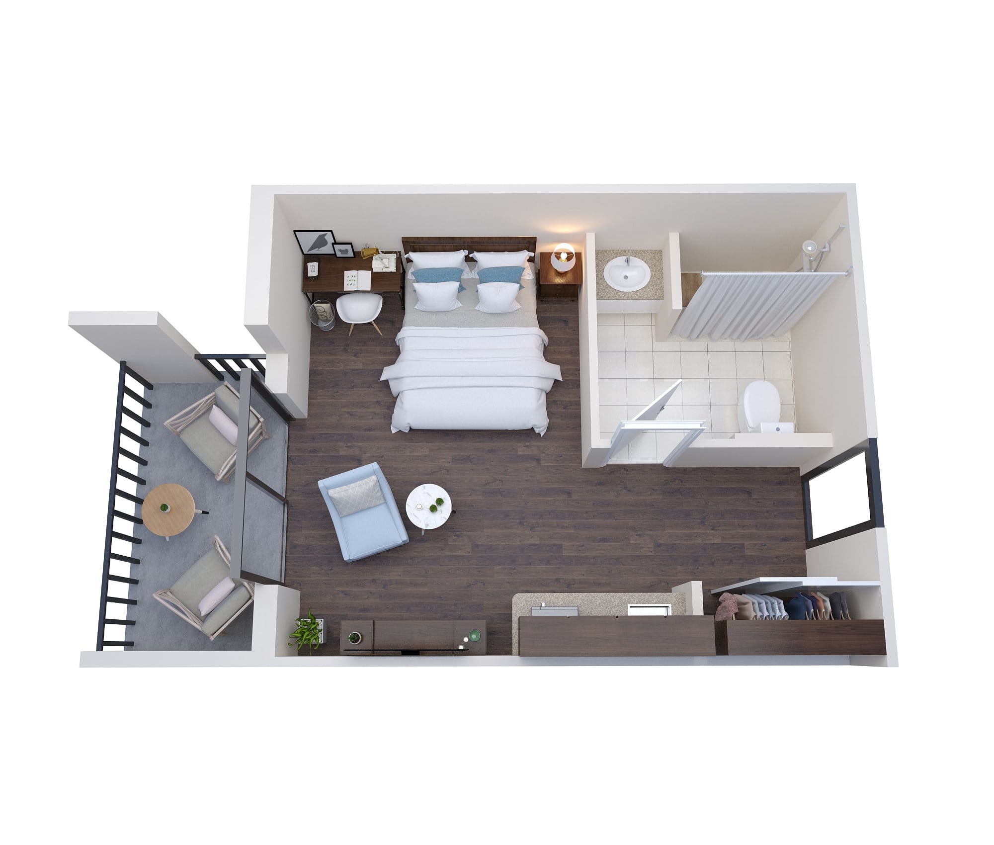 3d-apartment-floor-plan-design-Charlotte-north-carolina