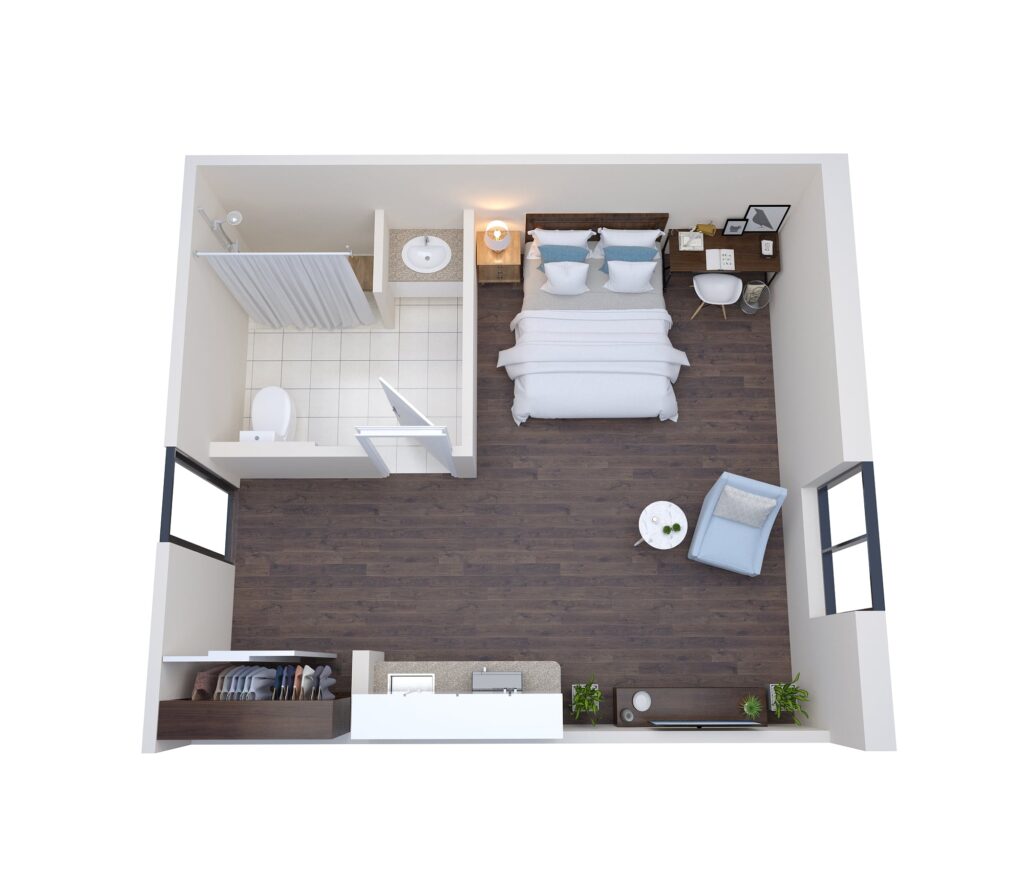 3d-apartment-floor-plan-design-rendering-Charlotte-north-carolina