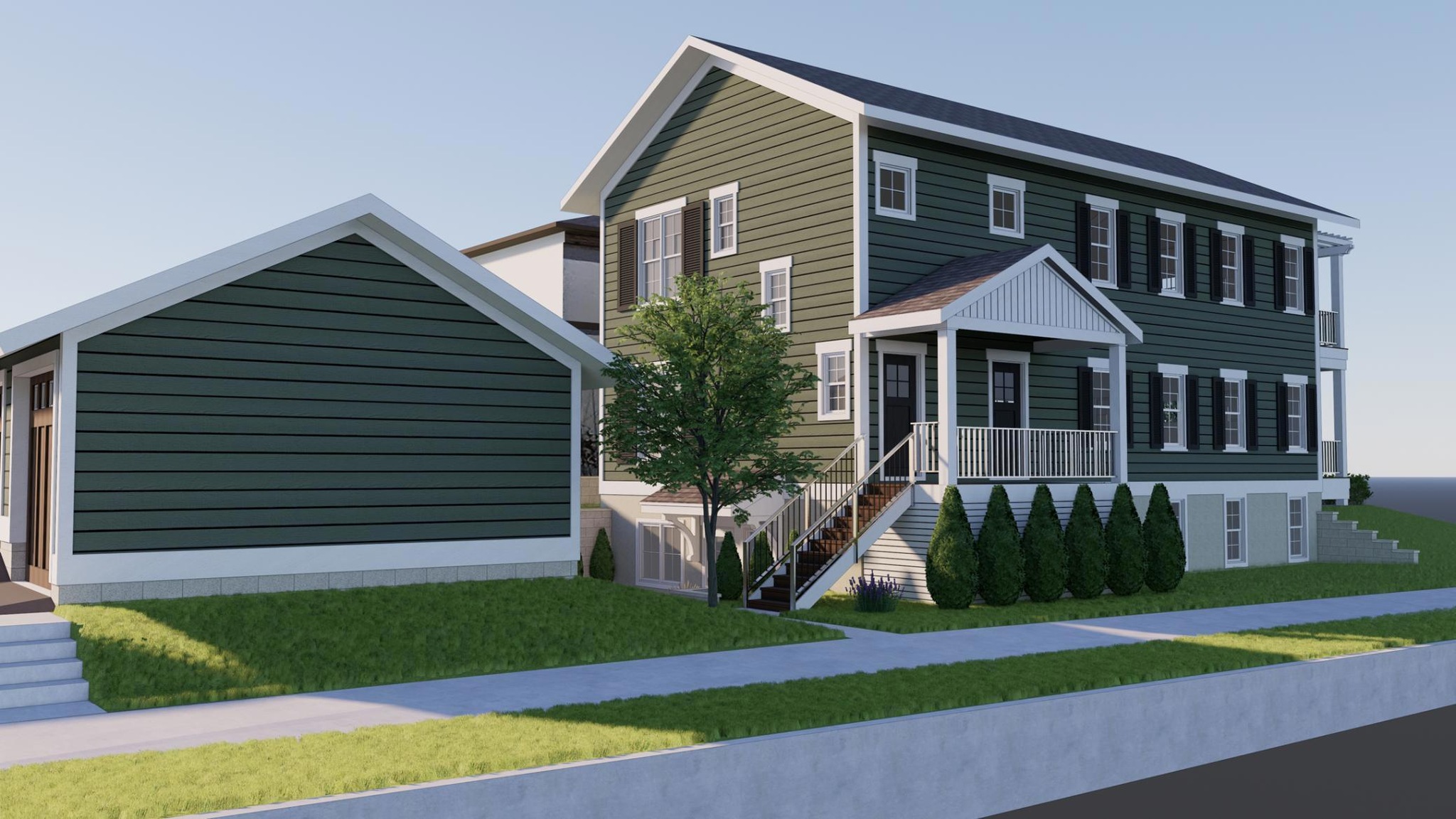 3d-exterior-rendering-multi-family-home-right-side-elevation-minneapolis-minnesota