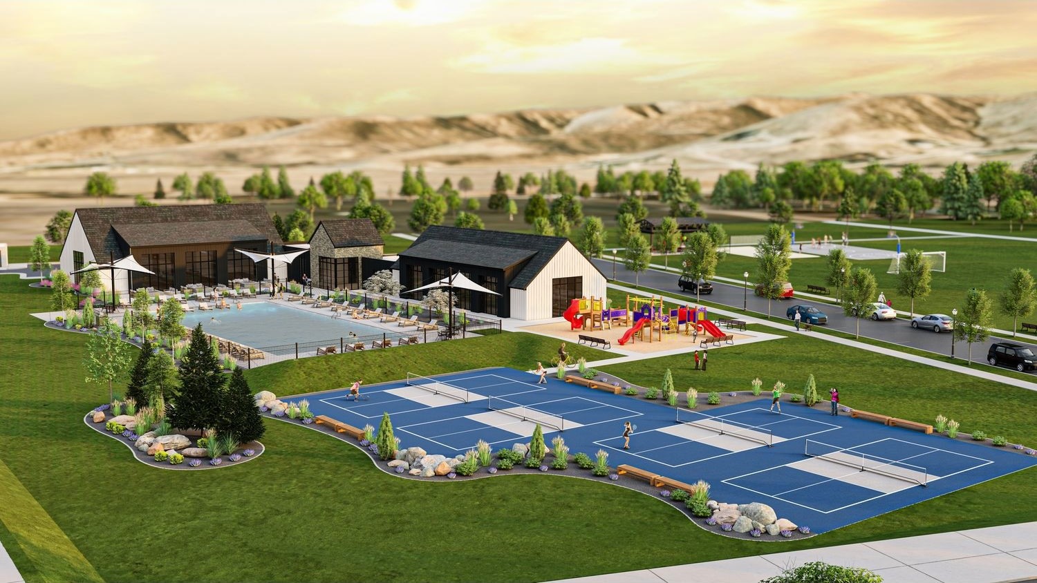 3d-exterior-rendering-site-map-playground-swimming-pool-fun-park-boise-idaho