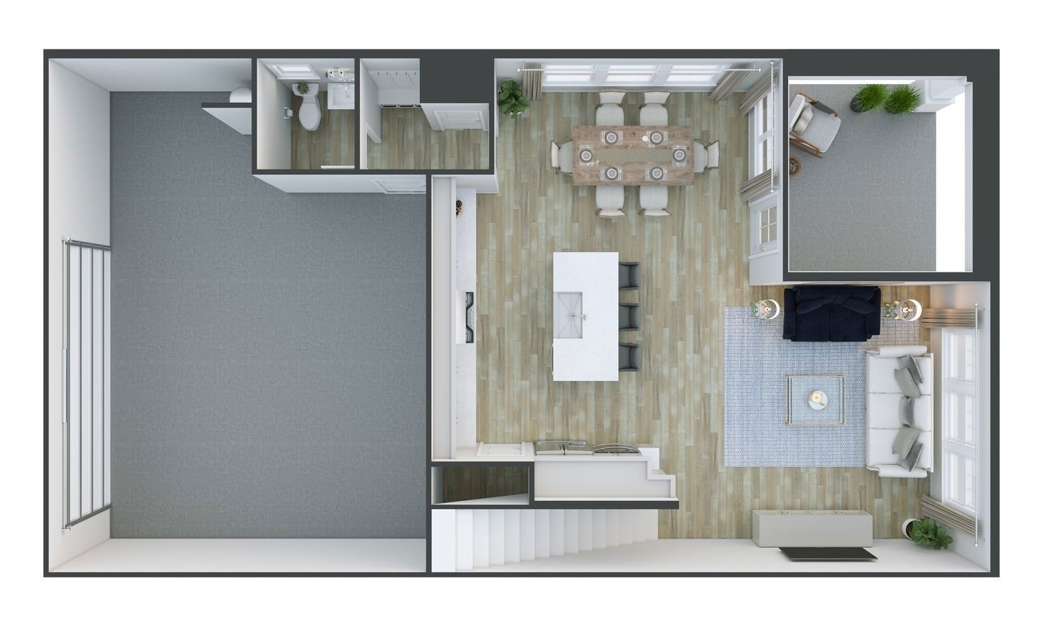 3d-floor-plan-rendering-Charlotte-north-carolina