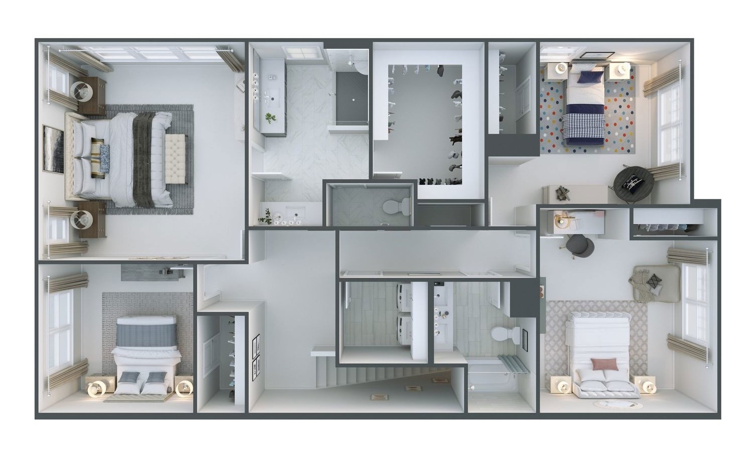 3d-floor-plan-rendering-top-view-charlotte-north-carolina