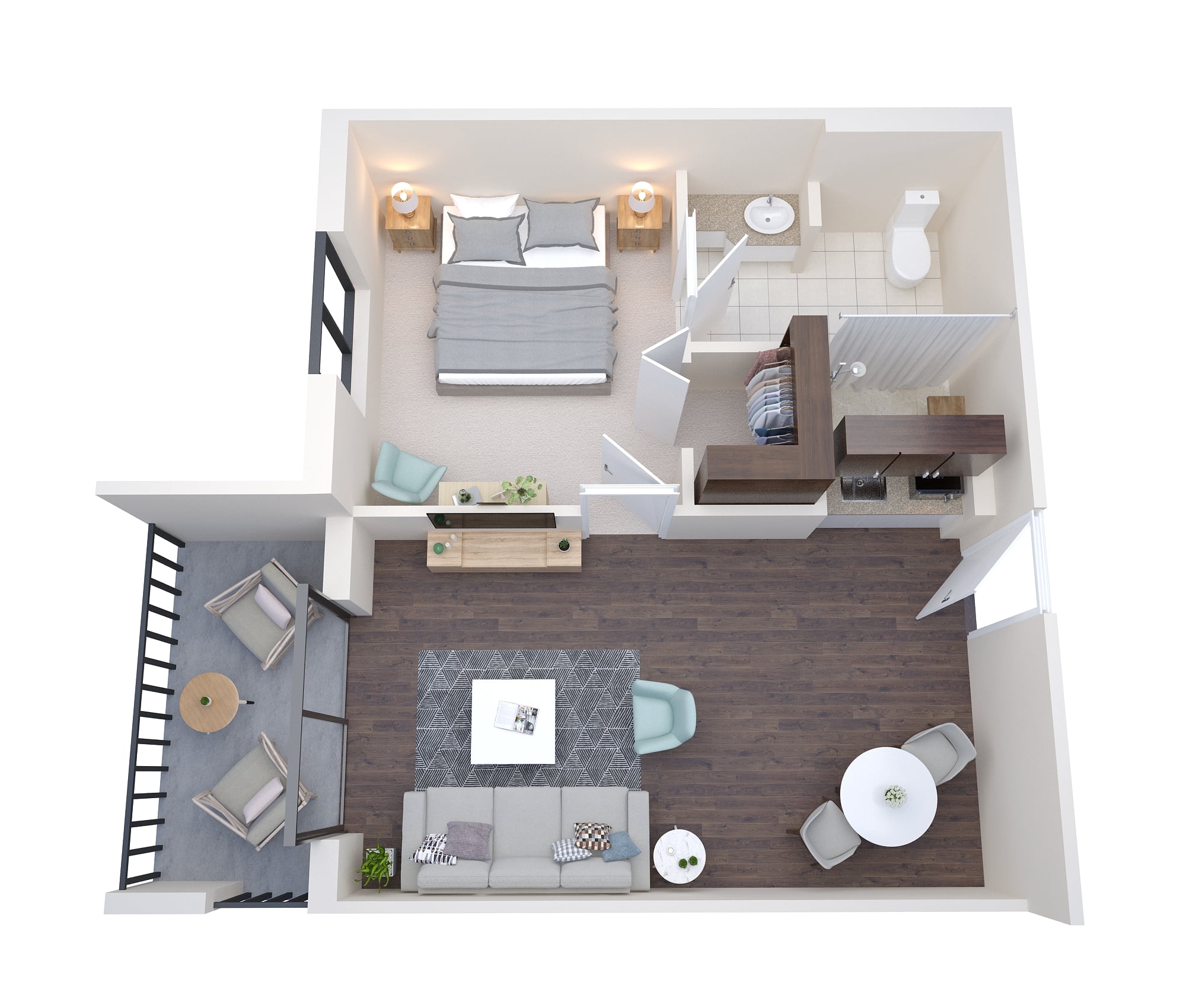 3d-floor-plan-small-house-rendering-charlotte-north-carolina