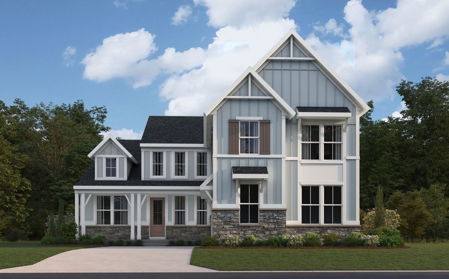 3d-front-exterior-rendering-Single-Family-Home-columbus-ohio