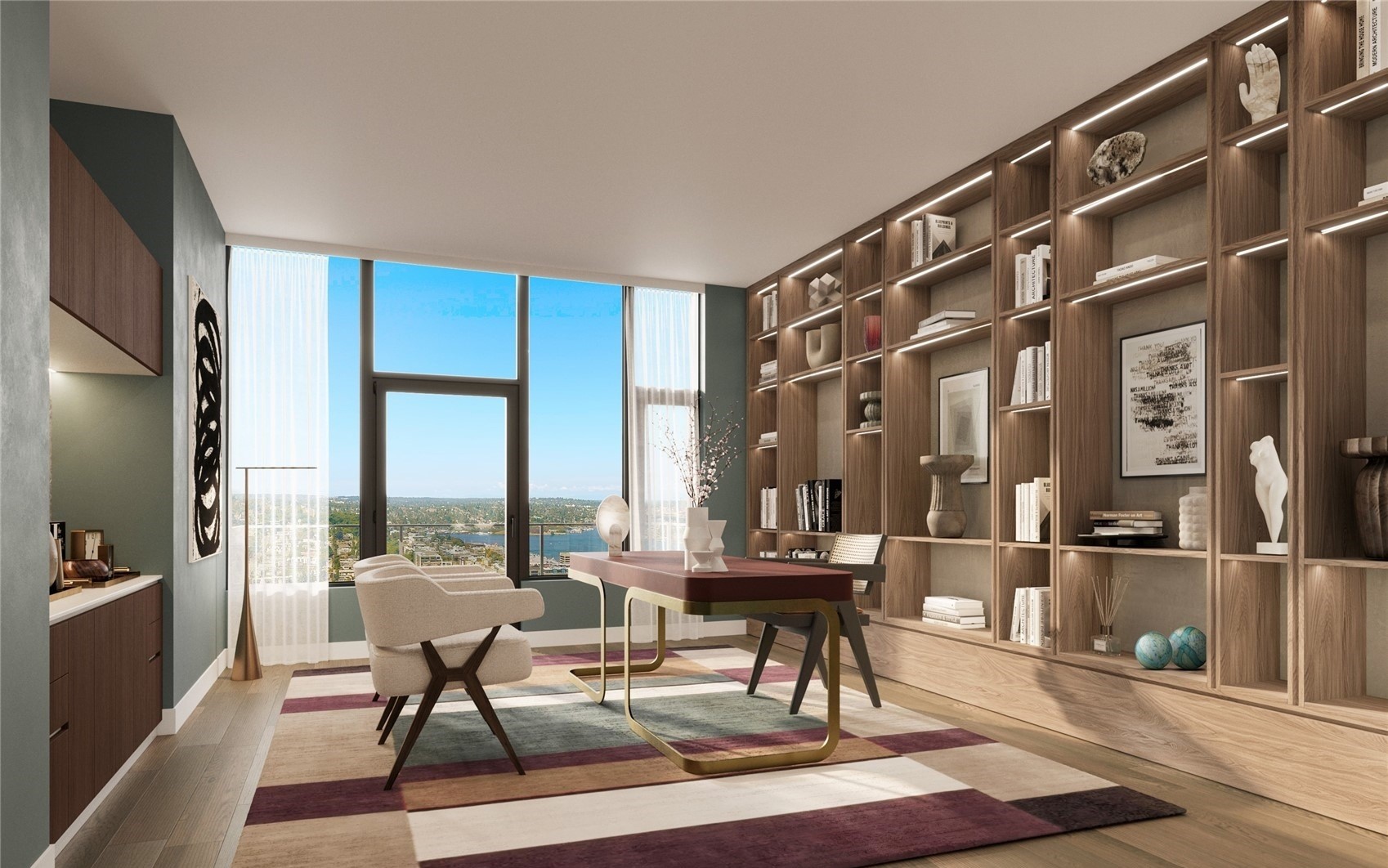 3d-home-office-interior-rendering-penthouse-condo-seattle-washington
