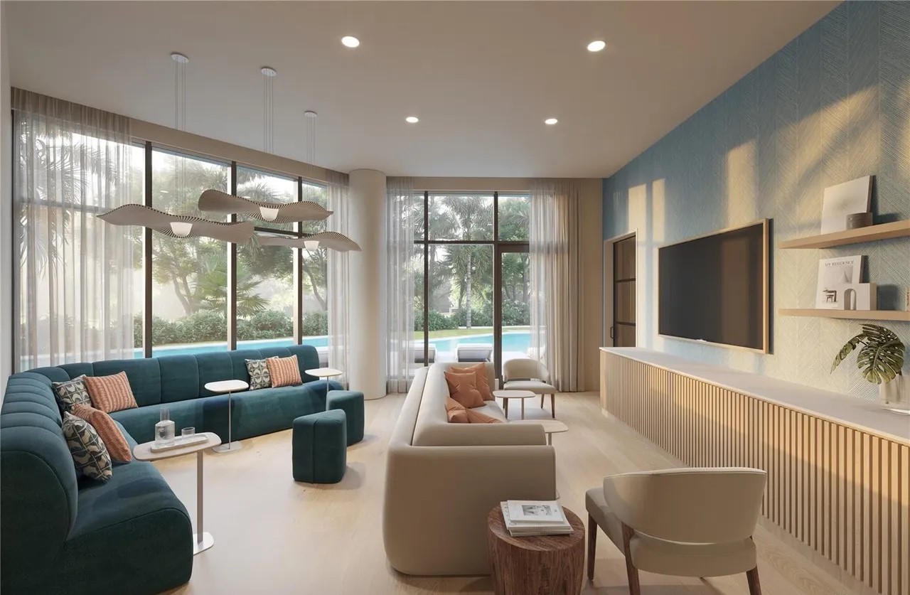3d-interior-design-rendering-living-TV-room-honolulu-hawaii
