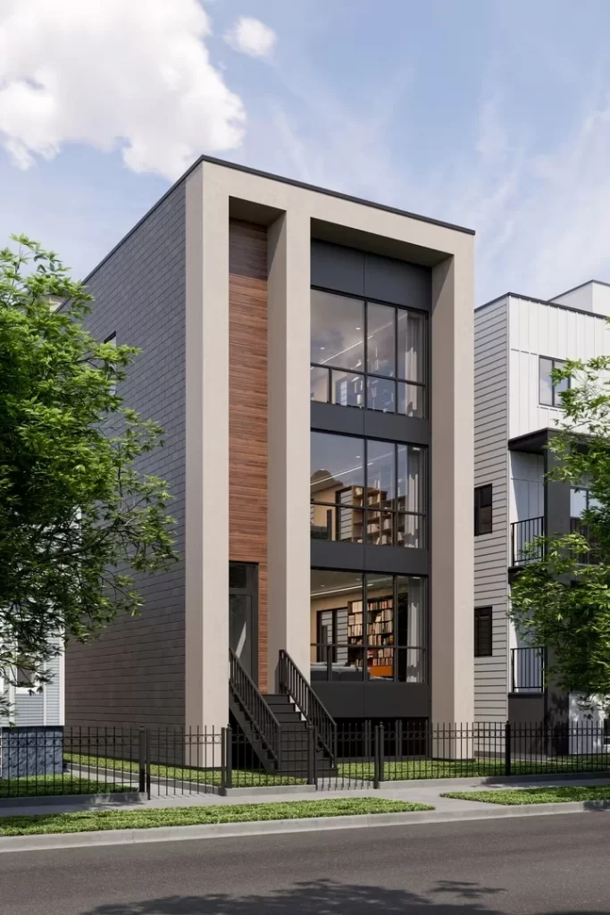 3d-exterior-design-rendering-4-bed-duplex-condo-rockford-illinois