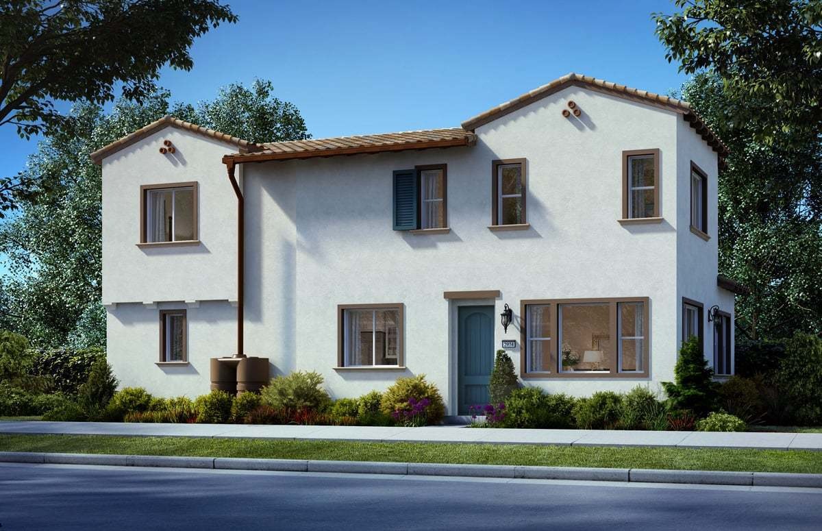 3d-rendering-services-san-diego-california-exterior-2-story-3-bedroom-house