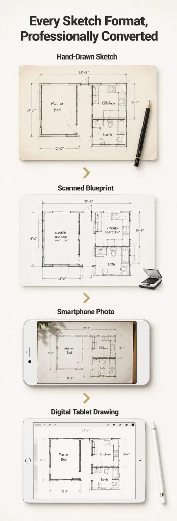 types-of-input-sketches-floor-plan-conversion-examples